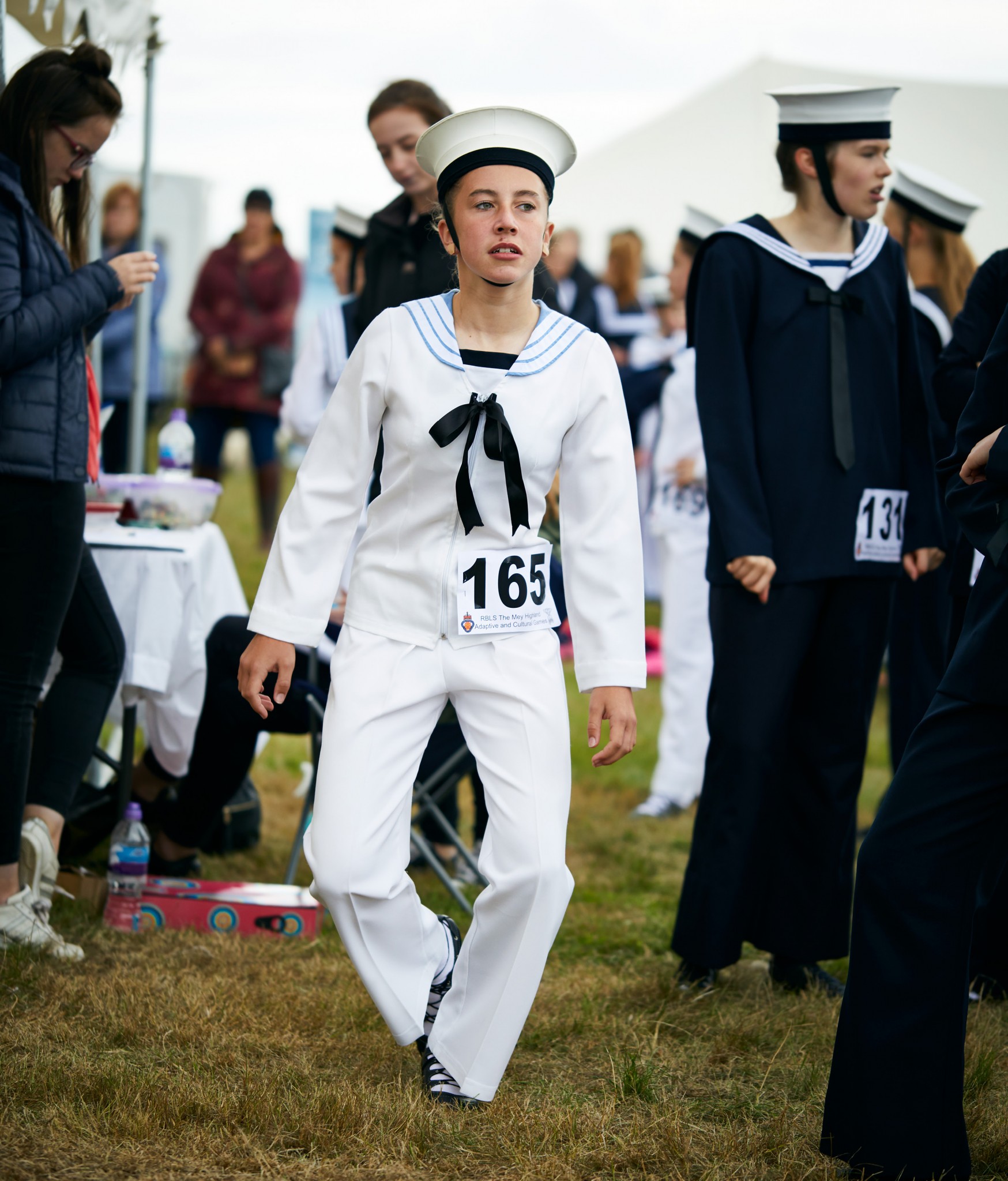 Image of a girl dressed as a sailor