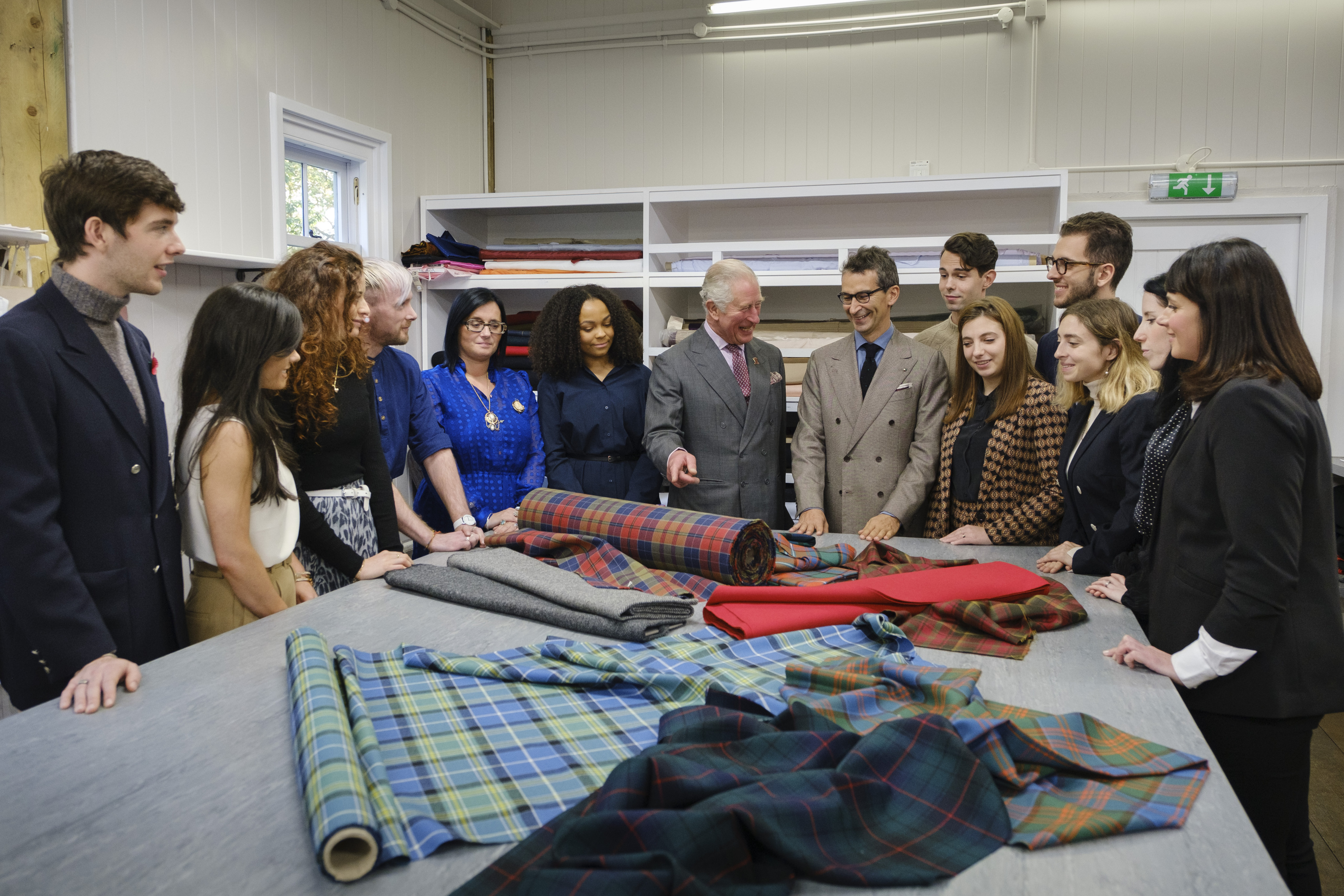 The Modern Artisan students, HRH The Prince of Wales, Federico Marchett