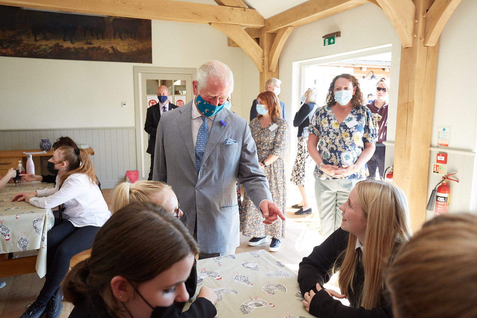 HRH meets schoolchildren at Food for the Future launch