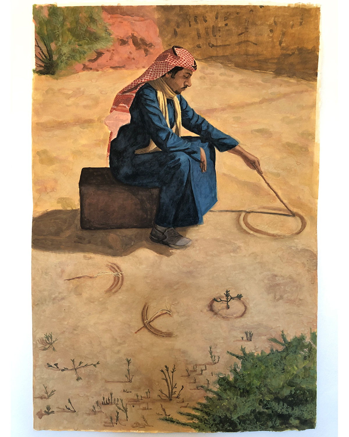 geometer, painting, will riding, john moores prize