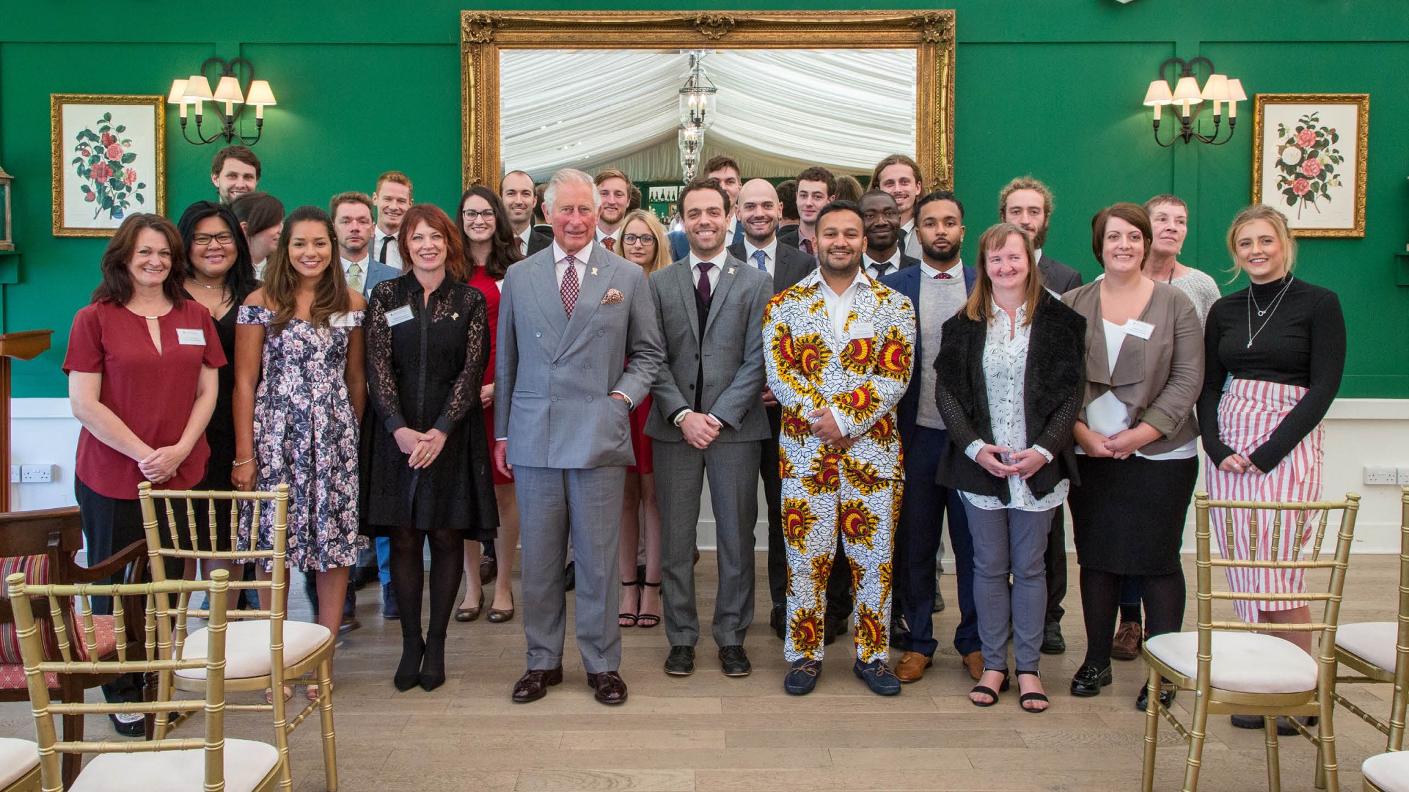 Image of The 2018 Graduates with HRH Prince Charles