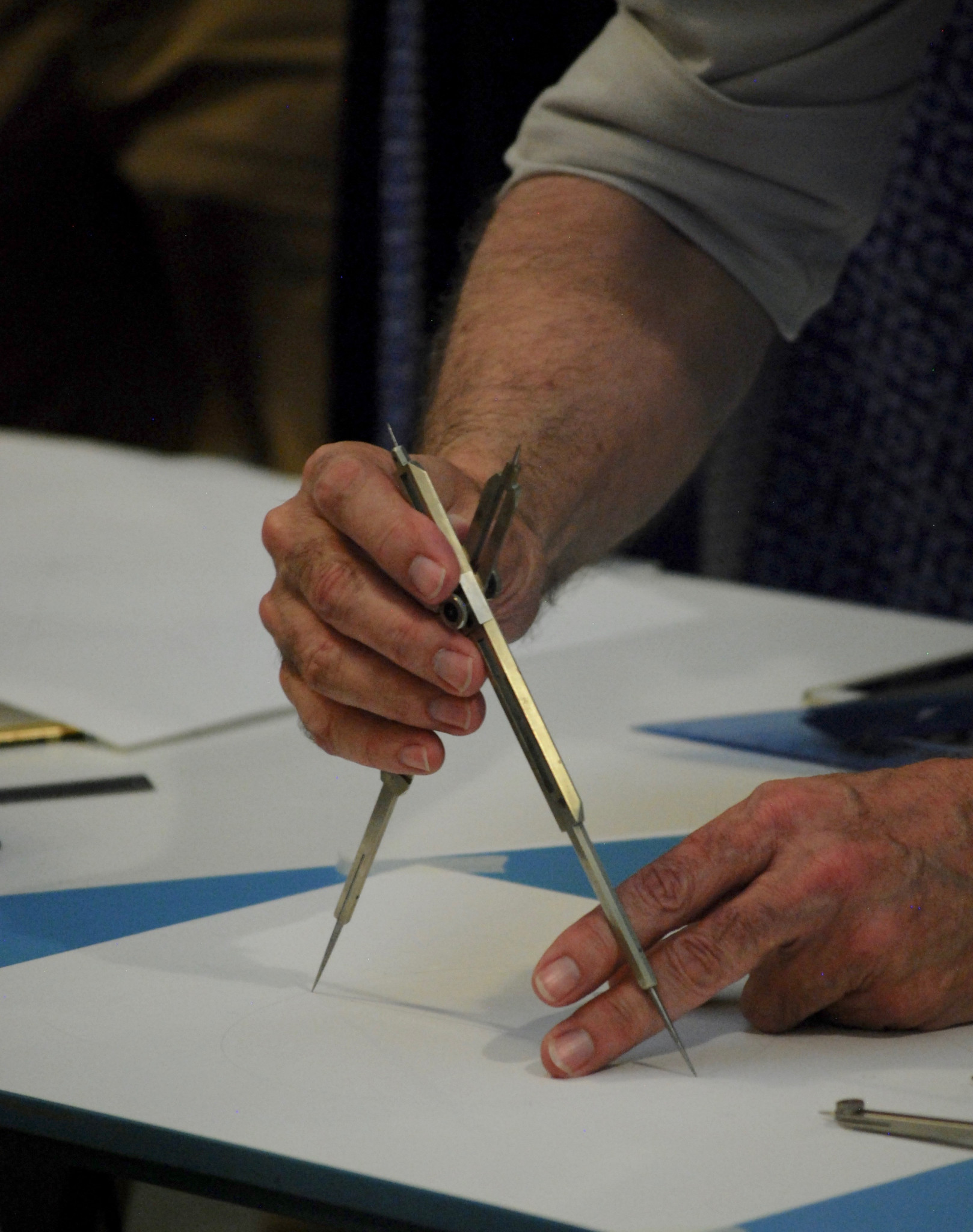 A photo of someone drawing